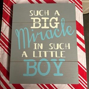 Little boys / babyshower room decor